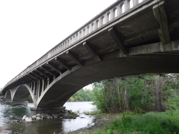 View from Monitor side of bridge