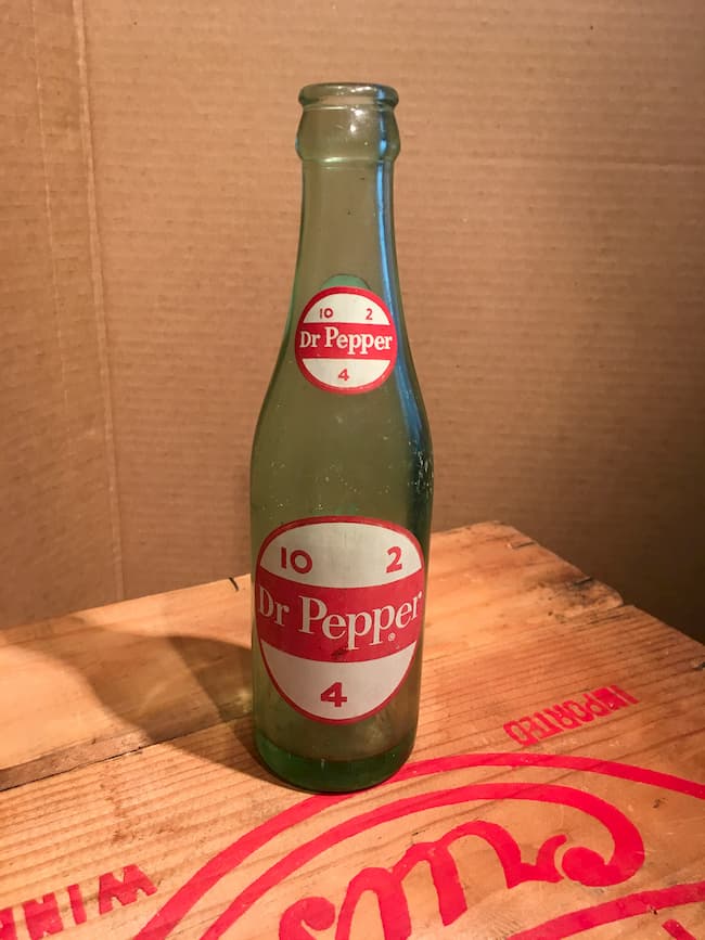 Read more: Vintage Dr Pepper pop bottle